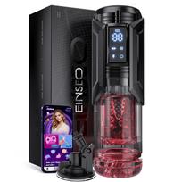 SuperLove AI Sync Blowjob Sexmachine Sucking, Thrusting, Rotating & Licking with App Black