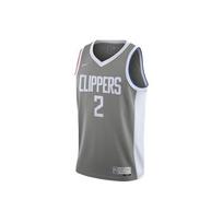 Nike NBA Retro Basketball Jersey Clippers Leonard No. 2 Men Tops Grey CW6808-003 L gray