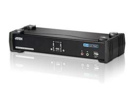 ATEN 2-Port USB DVI Dual Link KVM Switch with Audio  AND amp; USB 2.0 Hub (KVM cables included)