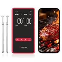 Metapen Meatmeet X Pro smart kitchen thermometer WiFi app two sensors grill oven smoker