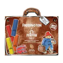Dr. PAWPAW Set : Paddington Orange Marmalade, Hydrating, Lip Balm, 4 g + Paddington Bear Original Balm, Vegan, Lip Balm, 4 g + Strawberry Jam, Hydrating, Lip Balm, 4 g