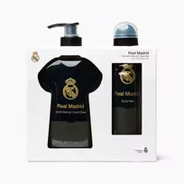 Real Madrid Set : , Liquid Soap, For Hands, 400 ml + , Scented Spray, For Men, 180 ml