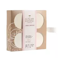 The Luxury Bathing Company Set, , Warm Vanilla, Bath Bomb, 4 pcs, 50 g