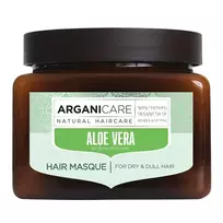 Arganicare , Aloe Vera, Vegan  AND  Cruelty-Free, Hair Treatment Cream Mask, Hydrating  AND  Repairing, Weekly, 500 ml