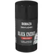 Biobaza , Black Energy, Natural Ingredients, Refreshing  AND  Protecting, Fresh  AND  Green, Deodorant Stick, For Men, 50 ml