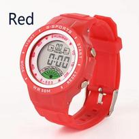 UTHAI CE02 Kids Children's Watch Electronic Quartz WristWatch for Boy Girl 50m Waterproof Student Sports Watches Colorful reloj red