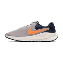 Nike Revolution 7 Šviesiai geležies rūdos Griaustinio mėlynumo Balto spalvos Visiškai oranžinės spalvos Kedai FB2207-009 45 gray