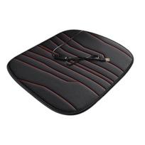 12V šildoma automobilio sėdynės pagalvėlė 17.72 x17.72  Stora atminties putų sėdynės apsauginė pagalvėlė Neslystantis pagrindas Automobilio sėdynės pagalvėlė naudojimui automobilyje, biure, namuose juoda