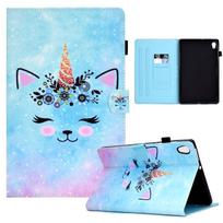 For Lenovo Tab M10 HD 2ND X306X Sewing Pen Slot Leather Tablet Case For Lenovo Tab M10 HD 2ND X306X white