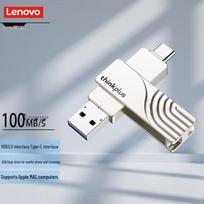 Lenovo Thinkplus Dual-Interface USB 3.0 Type-C OTG Flash Drive white