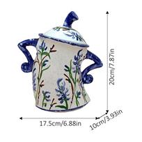 Food Canister with Attitude Akimbo Crooked Body Mugs Cute Hipster Airtight Bottle Candy Jar Home Decor Anthropomorphic Jar gray