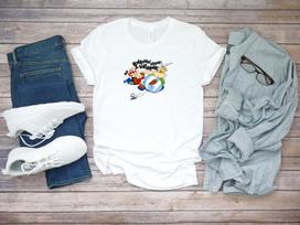 Asterix and Obelix are Running Short Sleeve White Men T-shirt F172 XXL