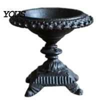 Stiprus ketaus žvakidė, tvirtas laikiklis, retro žvakidės laikikliai, rankų darbo vintažinis kaimiškas laikiklis, metalinis stulpas vakarienei, namams, sodui S black