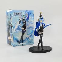 18cm Eula Figure Genshin Impact PVC Action Figure Anime Cute Girl Klee Paimon Eula Figurine Hu Tao Collect Model Toy Doll Gift With box gray