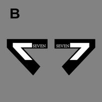 Car Fender Vinyl Stickers Seven 7 Wheel Brows Accessories For Mini Cooper R56 R57 R58 R50 R52 R53 R59 R61 R60 F60 F55 F56 F54 white