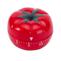 Pomidoro formos virtuvinis laikmatis su mechaniniu žadintuvu maisto gaminimui ir kepimui Height  6.8Cm red