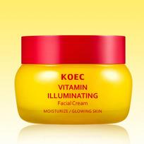 KOEC VC Brightening Glutathione Capsules NAD Peptide Cream Yellow