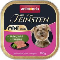Animonda Vom Feinsten Senior Mini Chicken with game and oregano - wet dog food - 100g