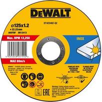 Dewalt Nerūdijančio plienio pjovimo diskas DeWalt 125 x 1,2 mm