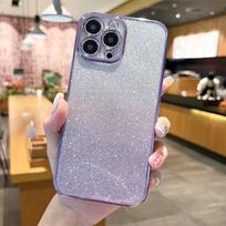 Prabangus madingas blizgus dengtas dėklas, skirtas Motorola Moto Moto Edge 20 30 60 Fusion, Bling spalvingas smūgiams atsparus itin plonas dangtelis Coque Motorola Edge 60 Fusion sidabras