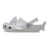 Crocs Resin Comfortable Versatile Kids Sandals Men Sandals Gray 210011-1FT 30-31 white