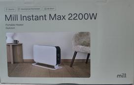 Mill CO2200MECMAX 2200W Convection Heater, Mechanical thermostat, Wire heating element, White | Mill Heater | CO2200MECMAX | Convection Heater | 2200 W | Number of power levels 3 | Suitable for rooms up to max 30 m² | White | DAMAGED PACKAGING