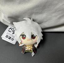 Genshin Impact Xiao Zhong Li Venti Ganyu Tartaglia Diluc Plush Pendant Toy Doll Mini Keychain Backpack Accessorie For Gift 10cm gray