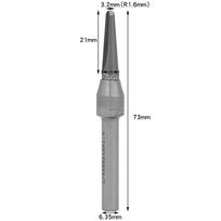 TCT Grooving Cutter Woodworking Milling Cutter Precision V-Shaped Tools Precise Grooving Capability 6.35mm