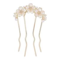 Girl Pearls Hair Pins Glinting Hairpin Proms for Queen Birthday Barrette Photo Props Elegant Costume Headwear 1