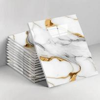 10-40 vnt. Imitacija marmuro 3D keraminės plytelės Sienų renovacijos dekoravimo lipdukas Vandeniui atsparus lipnus Namų grindų lipdukas (Grey White,10PCS) pilkai balta spalva