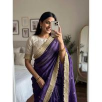New Launch – Designer Party Wear Space Silk Saree Collection black