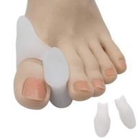 Bunion Corrector Silicone Toe Separator Bunion Splint Adjustable Hallux Valgus Straightener for Foot Pain Relief and Toe Alignment One Size white
