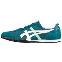 Onitsuka Tiger Serrano Lengvi Patogūs Smūgius Sugeriantys Neslystantys Dilimui Atsparūs Žemi Laisvalaikio Batai Unisex sportbačiai Žali 1183A237-300 36 blue