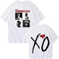 THE WEEKND After Hours Til Dawn Tour 2026 T-shirt Man Woman Harajuku Short Sleeve O-neck Casual XXXXL white