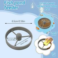 Aquarium Feeding Ring Fish Floating Food Feeder Round Shape Breeding Tool Tank Accessories for Aquarium Saltwater Freshwater pilka spalva