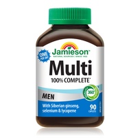JAMIESON MULTI 100 vitaminų ir mineralų kompleksas vyrams, 90 tablečių