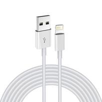 USB Lightning Cable MFI Certified Cord Fast Charging Wire Data Carplay for 14 Pro 13 12 11 X 8 7 6 5 SE 2.7m white