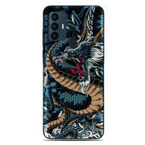 Dragon Protective Phone Case For TCL NxtPaper 70 Pro K70 Power 4G 605 50 XE 40 XL 20 30 60 SE 60R 40R 505 501 408 406 403 Cover TCL 40 XL gray