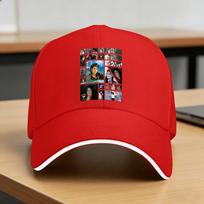 Michael Jackson  Casual Baseball Cap Summer  Trucker Hat Sun Visor Kpop Rock Snapback Cap Stylish Baseball Caps One Size red