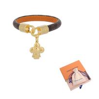 LOUIS VUITTON Calfskin Bangles Women's Gold M6773 One Size 2