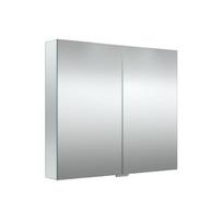 Veidrodinė spintelė su dvigubo veidrodžio durelėmis, 80 cm