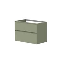 LOFT spintelė 2 stalčiai 80 cm, žalia