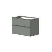 LOFT spintelė 2 stalčiai 80 cm, šviesiai pilka