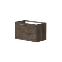 GAMA, vonios spintelė 2 stalčiai 80 cm, rudas ąžuolas