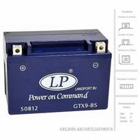 Akumuliatorius 9 Ah 145 A EN 12V LANDPORT