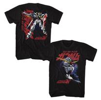 Gundam' Galaxy Background Front & Back Black Shirts XL brown