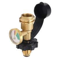 POL dujų bako adapteris POL LP bako aptarnavimo vožtuvas su QCC1 dujų bako adapteriu su matuokliu