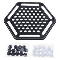 Portable Chess Family Board Game Adult Kids Entertainment Chess Table Game 1 black