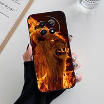 Dėl Realme 12 5G dėklo dangtelio Realme12 Funda Coque Minkštas madingas silikoninis apsauginis telefono kameros apsaugos dėklas, skirtas Realme 12 5G Realme 12 5G black