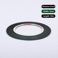2 vnt. 2/3/4 mm 10 metrų dvipusė lipni putų juosta klijai LCD ekranas berėmis televizoriaus berėmiam lenktam ekranui sandarinimui fiksavimui gray